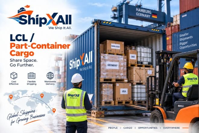LCL Part Container Cargo